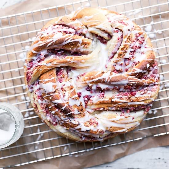Cranberry Pecan Braided Bread