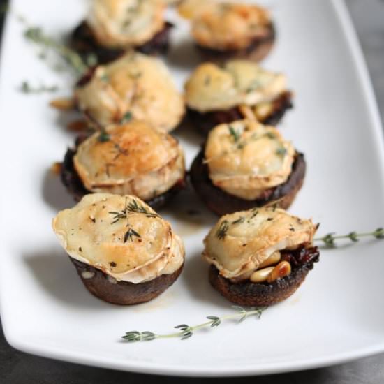 Stuffed Mini Portobello Mushrooms
