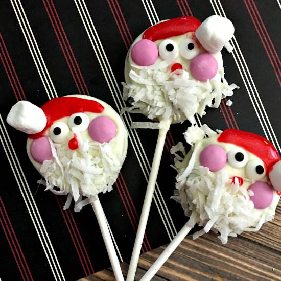 Santa Oreo Pops