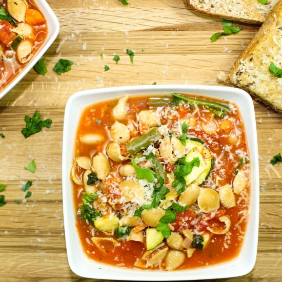 Slow Cooker Minestrone Soup