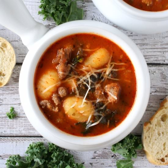 Italian Tomato Gnocchi Soup
