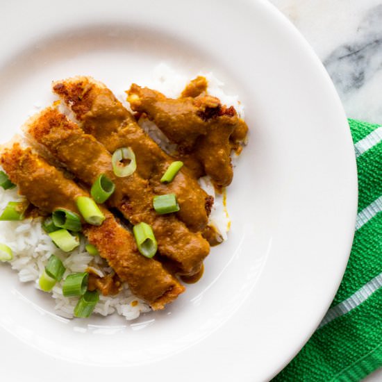 Katsu Style Curry Chicken