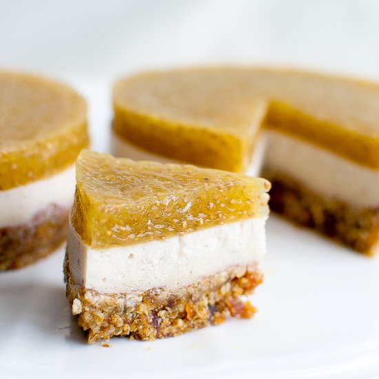 Mango Coconut Chia Tarts