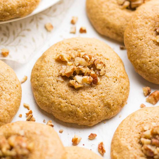 Pecan Pie Thumbprint Cookies