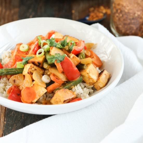 peanut red curry
