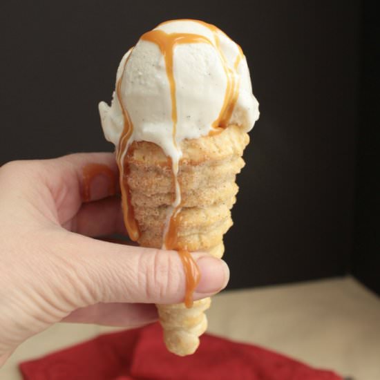 Apple Pie Scream Cones