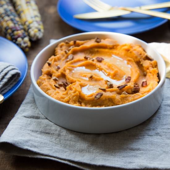 Honey Butter Whipped Sweet Potatoes