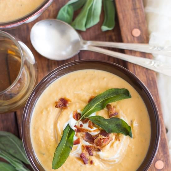 Sweet Potato White Bean Soup