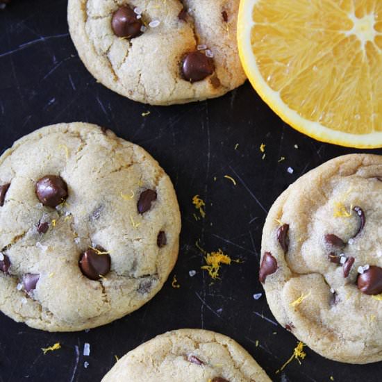 Orange Chocolate Chip Cookies