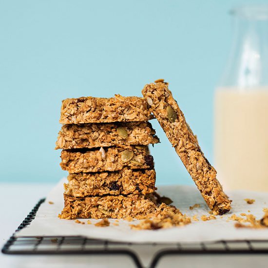 Crunchy Granola Bars (Vegan & GF)