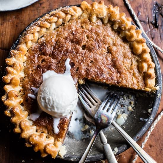 Gooey Chocolate Chip Cookie Pie