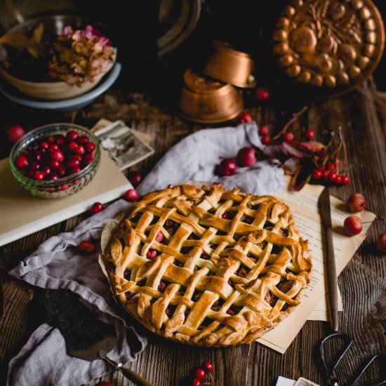 Apple Cranberry Pie