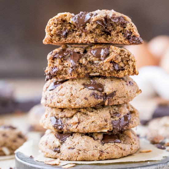 Coconut Chocolate Chunk Cookies