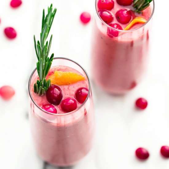Cranberry Pear Smoothie