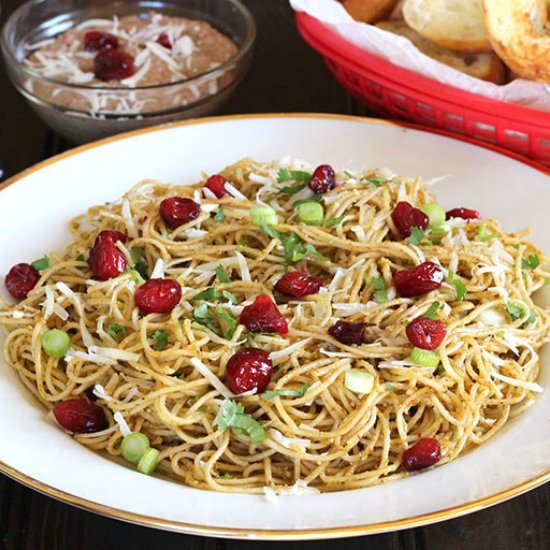Cranberry Pesto Pasta