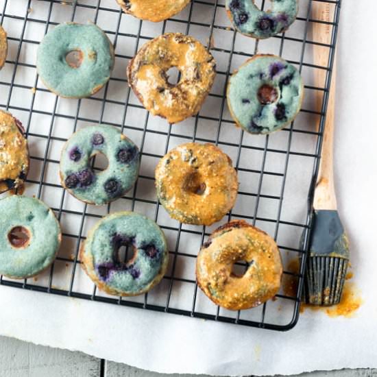 Gluten Free Blueberry Mini Donuts