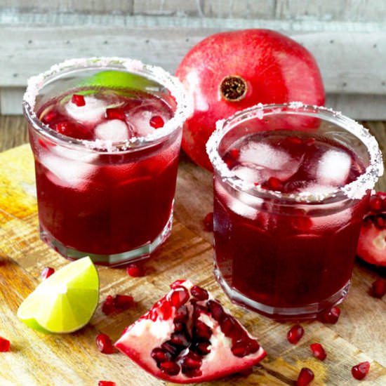 The Best Pomegranate Margarita