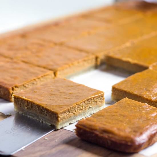 Slab Pumpkin Pie Bars