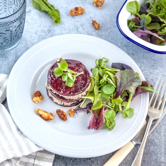 Vegan Beet Napoleons