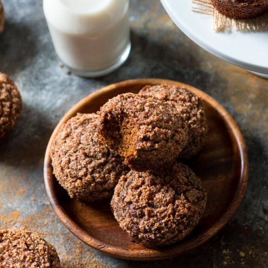 Gingerbread Coffee Cake Muffins