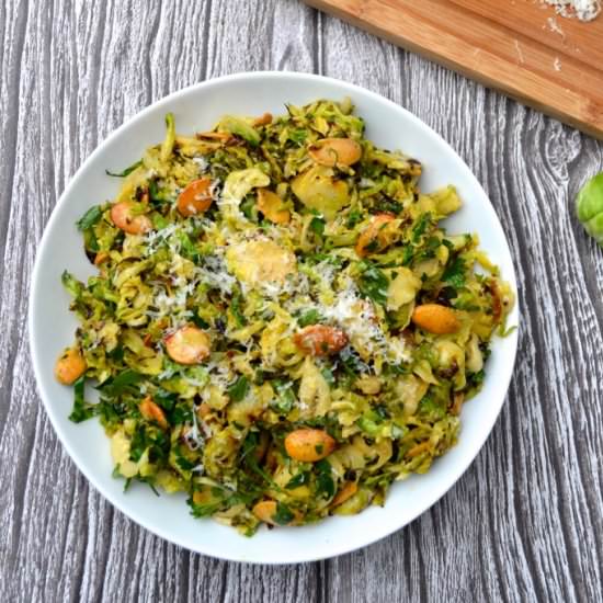 Brussels Sprouts Caesar Salad