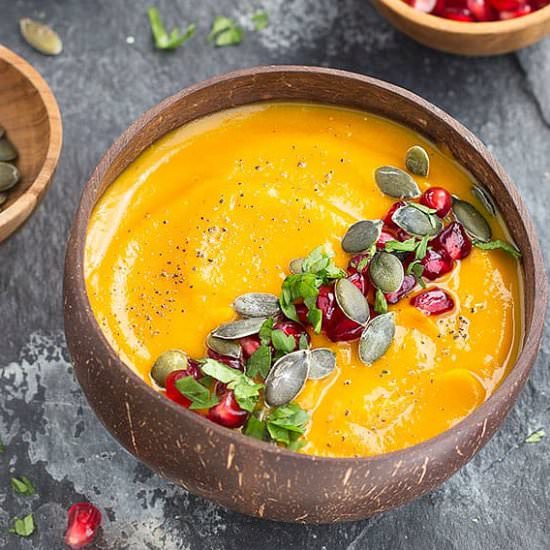 Roasted Pumpkin Apple Soup