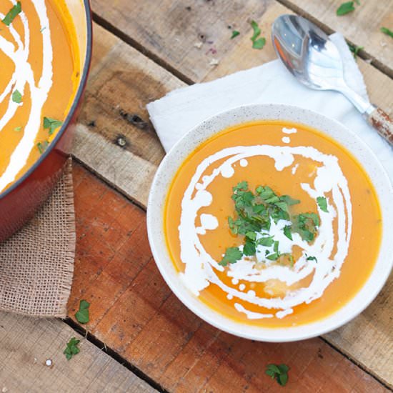 Squash & Apple Soup (Vegan)