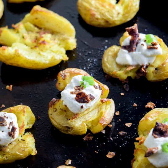 Loaded Smashed Potatoes