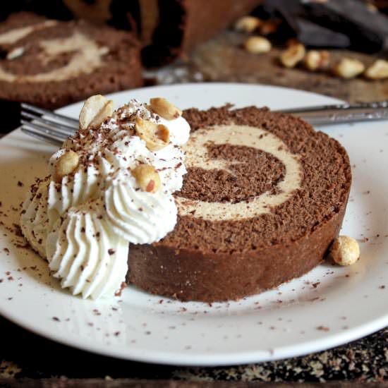 Chocolate Peanut Butter Roll