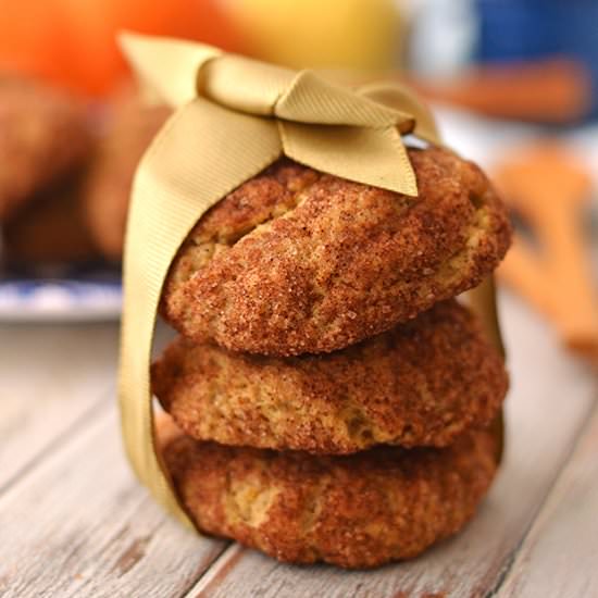 Vegan Pumpkin Snickerdoodles
