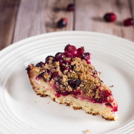 Cranberry Crumb Cake