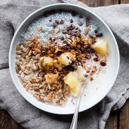 Winter Farro Breakfast Bowl