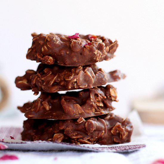 No Bake Oatmeal Cookies