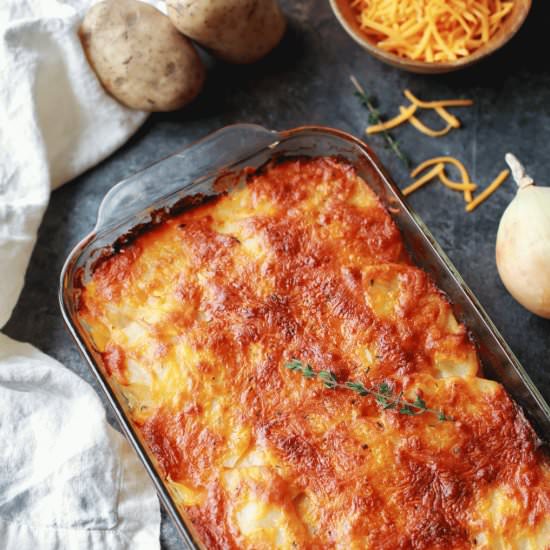 Herb and Cream Scalloped Potatoes