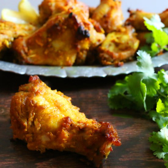 BAKED GINGER-GARLIC CHICKEN WINGS