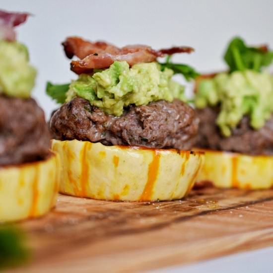 Delicata Squash Super Gyro Sliders