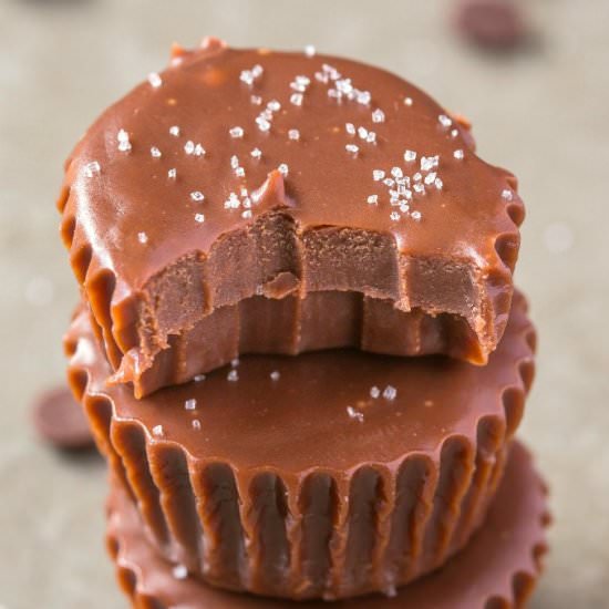 4 Ingredient Peppermint Fudge