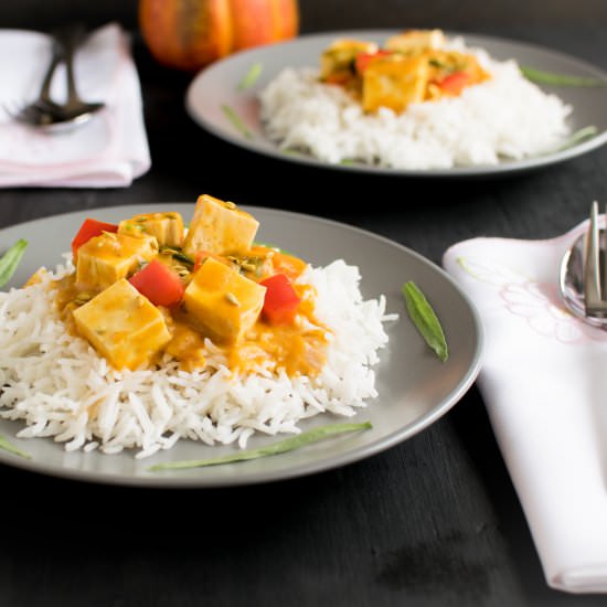 Tofu Pumpkin Curry