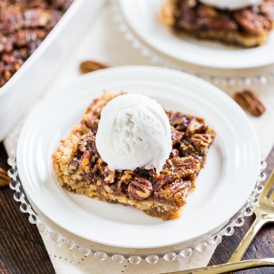 Grain Free Pecan Pie Bars