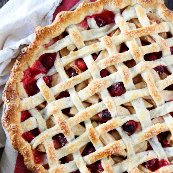 Apple Cranberry Pie