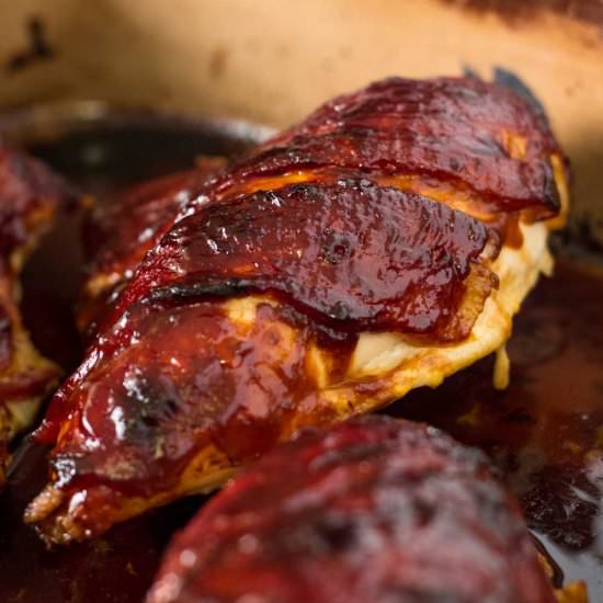 Baked Bacon Wrapped Chicken