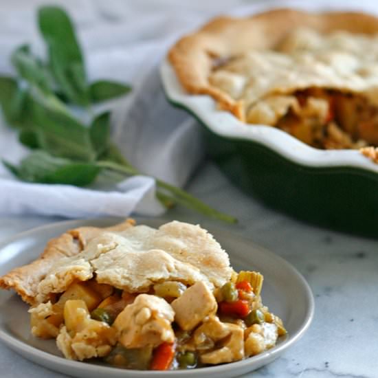 Tofu and Vegetable Pot Pie