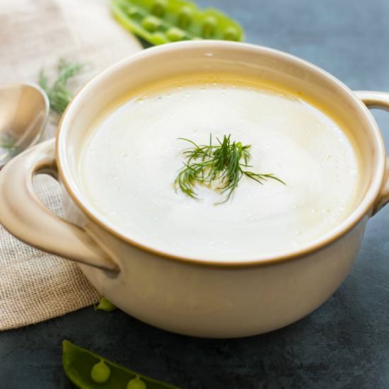 Creamy Pea and Dill Soup