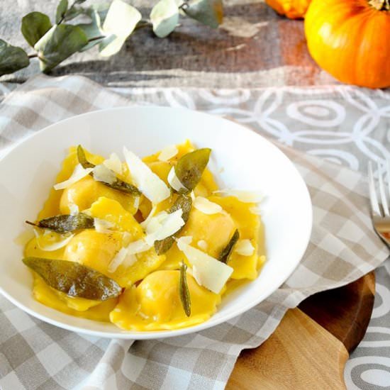 Ravioli with Squash Filling