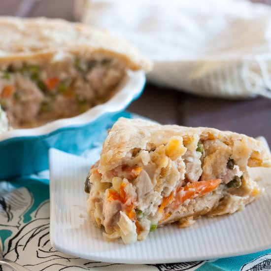 Thanksgiving Turkey Pot Pie