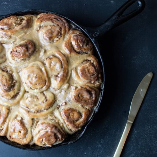 Apple Pecan Sticky Buns
