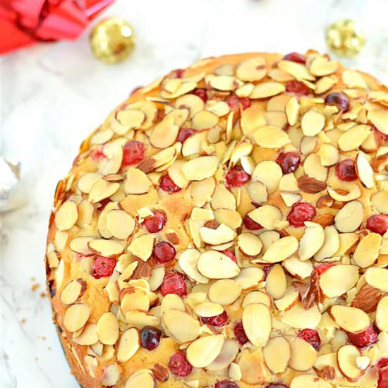 Cranberry Almond Pound Cake