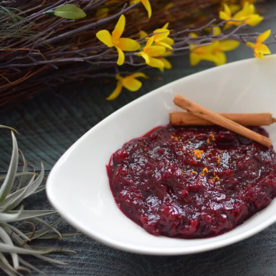 Cabernet Cranberry Sauce