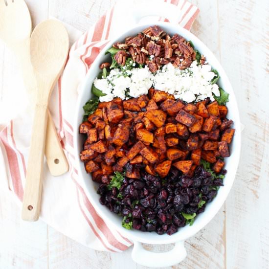 Chili Roasted Sweet Potato Salad