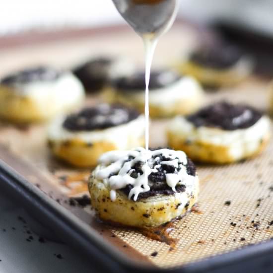 Cookies and Cream Pastry Swirls